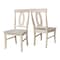International Concepts Set of 2 Verona Chairs, Unfinished C-170P - alternate 8
